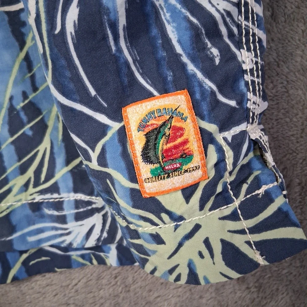 Vtg Tommy Bahama Swimwear Shorts Men Size XL Relax Floral Abstract Print Lined